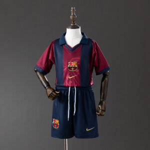 Barcelona x Travis Scott Retro Kids Kit Jersey – Replica Football Soccer Shirt –