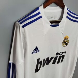 10/11 Real Madrid Long Sleeve Home Retro Jersey – Vintage Replica Football Socce