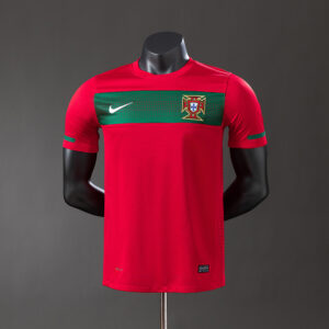 Portugal 2010 Home Player Version Retro Jersey – Vintage Replica Football Soccer