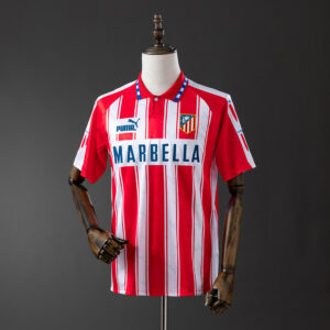 Atletico Madrid 1994/95 Home Retro Jersey – Vintage Replica Football Soccer Shir