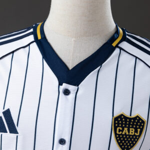 Boca Juniors 25/26 US Pack Full-Button Baseball Jersey White