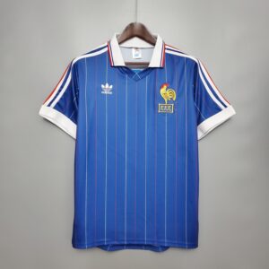 1982 France Home Retro Jersey – Vintage Replica Football Soccer Shirt – S-XXL