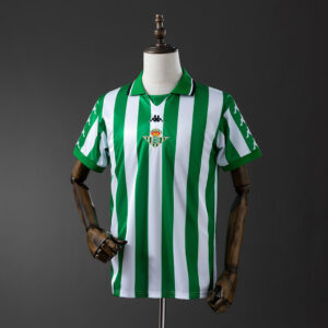 Real Betis 1999/00 Home Retro Jersey – Vintage Replica Football Soccer Shirt – S