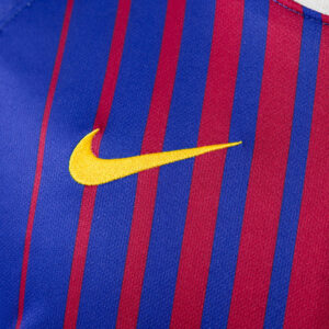 Barcelona 2017/18 Home Long Sleeve Retro Jersey – Vintage Replica Football Socce