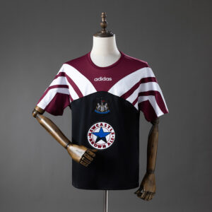 Newcastle United 95_96 Retro Training Jersey – Replica Football Soccer Shirt – S