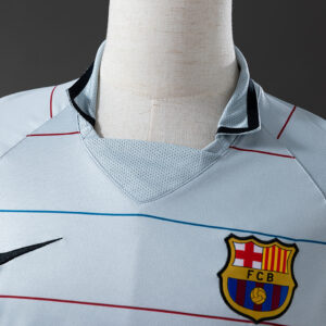 Barcelona 2003/04 Away Retro Long Sleeve Jersey – Vintage Replica Football Socce