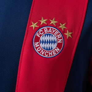 Bayern Munich Long-sleeved Sweatshirt - Red & Cyan – Replica Football Soccer Shi