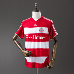 Bayern Munich 2007/08 Home Retro Jersey – Vintage Replica Football Soccer Shirt