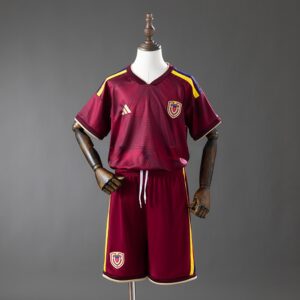 Venezuela 2026 Home Kids Kit Jerseys – Replica Football Soccer Shirt – Size 16-2