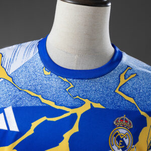 Real Madrid 25_26 Avengers - Pre-Match (Blue) Jersey – Replica Football Soccer S
