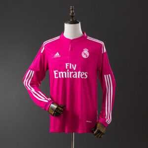 Real Madrid 2014/15 Away Long Sleeve Retro Jersey – Vintage Replica Football Soc