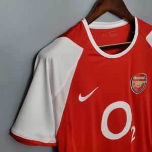 02/04 Arsenal Home Retro Jersey – Vintage Replica Football Soccer Shirt – S-XXL