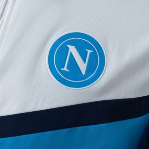 Napoli 25/26 Windbreaker – White – Replica Football Soccer Jacket – S–3XL