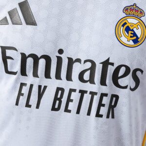 Real Madrid 25/26 Home Long Sleeve Player Version Jersey – Replica Football Socc