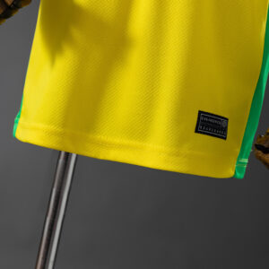 Brazil 2025 Home Kids Kit Jersey – Replica Football Soccer Shirt – Size 16–28
