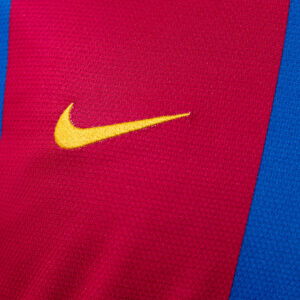 Barcelona 2007/08 Home Long Sleeve Retro Jersey – Vintage Replica Football Socce