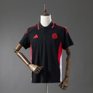 Bayern Munich 25_26 POLO-Black – Replica Football Soccer Shirt – S–XXL