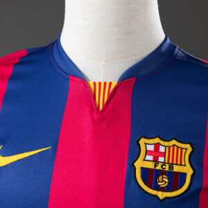 Barcelona 2014/15 Home Long Sleeve Retro Jersey – Vintage Replica Football Socce