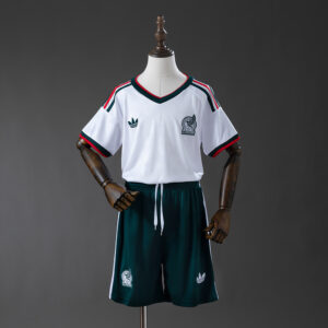 Mexico 2026 Away Kids Kit Jersey – Replica Football Soccer Outfit – Size 16–28