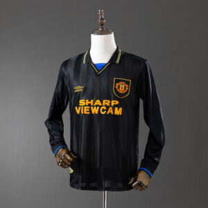 Manchester United 1993/94 Away Long Sleeve Retro Jersey – Classic Football Shirt