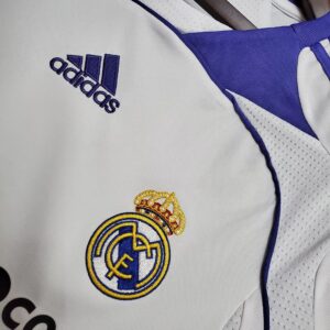 07/08 Real Madrid Home Retro Jersey – Vintage Replica Football Soccer Shirt – S-