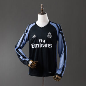 Real Madrid 2016/17 Third Away Long Sleeve Retro Jersey – Vintage Replica Footba