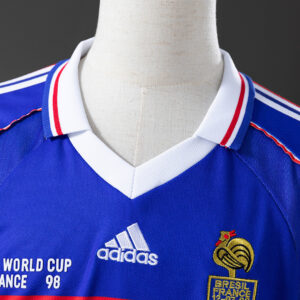 France 1998 Home Retro Jersey – Replica Football Soccer Shirt – S–XXL