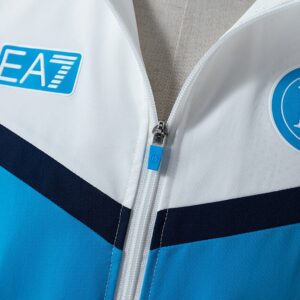 Napoli 25/26 Windbreaker – White – Replica Football Soccer Jacket – S–3XL
