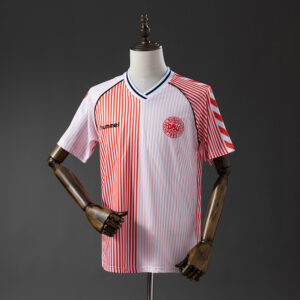 Denmark 1986 Away Retro Jersey – Replica Football Soccer Shirt – S–XXL