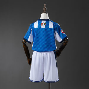 Real Sociedad 2025/26 Home Kids Kit – Replica Football Soccer Jersey Set – Size