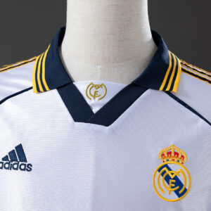 Real Madrid 1998/00 Home Long Sleeve Retro Jersey – Vintage Replica Football Soc