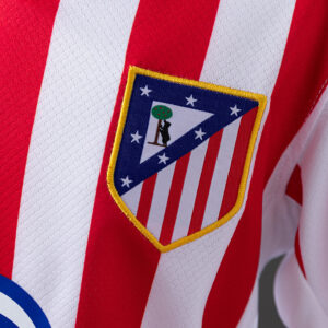 Atletico Madrid 25/26 Home Kids Kit Jersey – Replica Football Soccer Shirt – Siz