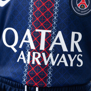 PSG 25/26 Home Kids Kit Jersey – Replica Football Soccer Shirt – Size 16–28