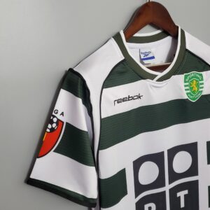01/03 Sporting Lisbon Home Retro Jersey – Vintage Replica Football Soccer Shirt
