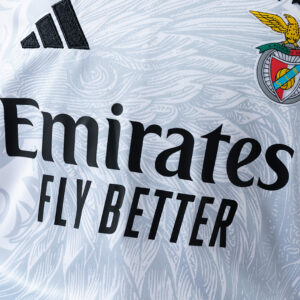 Benfica 25/26 Kids Kit White Training Jersey – Replica Football Soccer Shirt – S