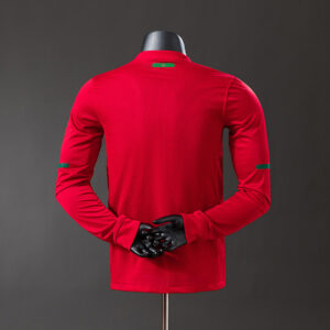 Portugal 2010 Home Long Sleeve Player Version Retro Jersey – Vintage Replica Foo