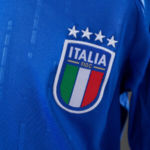 Italy 24/25 Home Kids Fan Version Kit – Replica Football Shirt – Size 16–28