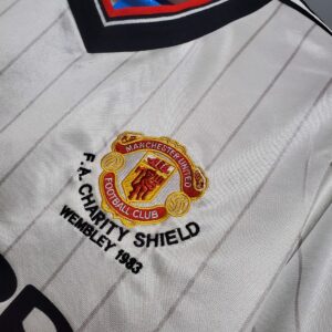 1983 Manchester United Away Retro Jersey – Vintage Replica Football Soccer Shirt
