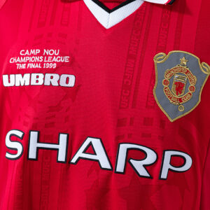 Manchester United 1999/00 Home Long Sleeve Retro Jersey – Classic Football Shirt