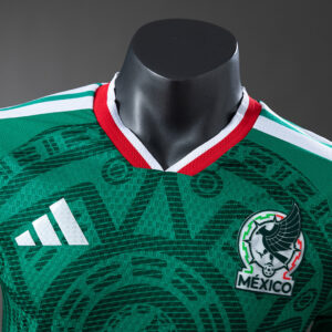 Mexico 2026 Home Long Sleeve Player Version Jersey – Replica Football Shirt – S–