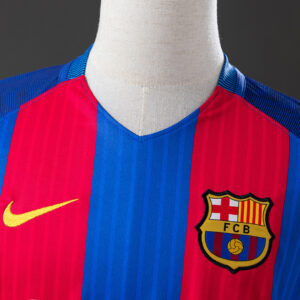 Barcelona 2016/17 Home Long Sleeve Retro Jersey – Vintage Replica Football Socce
