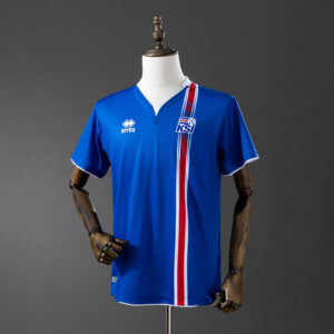 Iceland 2016/17 Home Retro Jersey – Vintage Replica Football Soccer Shirt – S–XX