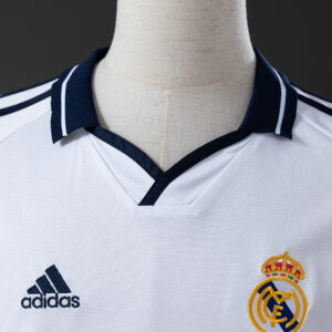 Real Madrid 2000/01 Home Retro Jersey – Vintage Replica Football Soccer Shirt –