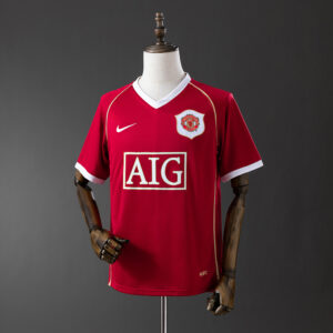Manchester United 2006/07 Home Retro Jersey – Classic Football Shirt – S–XXL