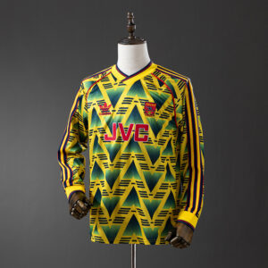 Arsenal 1991/93 Away Long Sleeve Retro Jersey – Classic Football Shirt – S–XXL