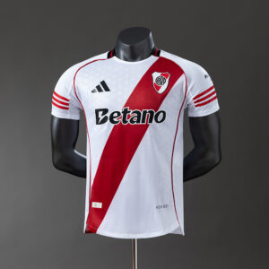 River Plate 25/26 Player Version Home Jersey – Replica Football Soccer Shirt – S