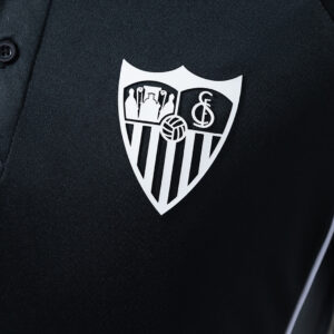 Sevilla 25/26 POLO Black – Replica Football Apparel – S–4XL