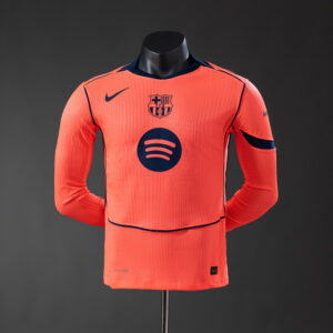 Barcelona 25/26 Third Long Sleeve Player Version Jersey – Replica Football Socce