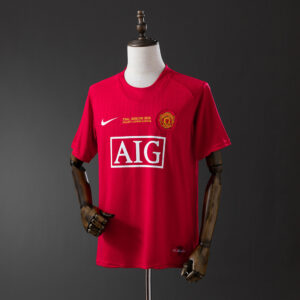 Manchester United 2007/08 Home etro Jersey – Classic Football Shirt – S–XXL