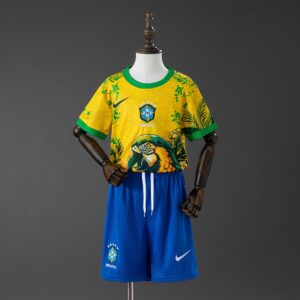 Brazil 26_27 Special Edition Kids Kit Jersey – Replica Football Soccer Shirt – S